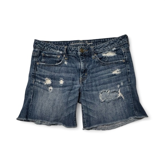 American Eagle Outfitters Pants - American Eagle Outfitters Dark Blue Jean Shorts
